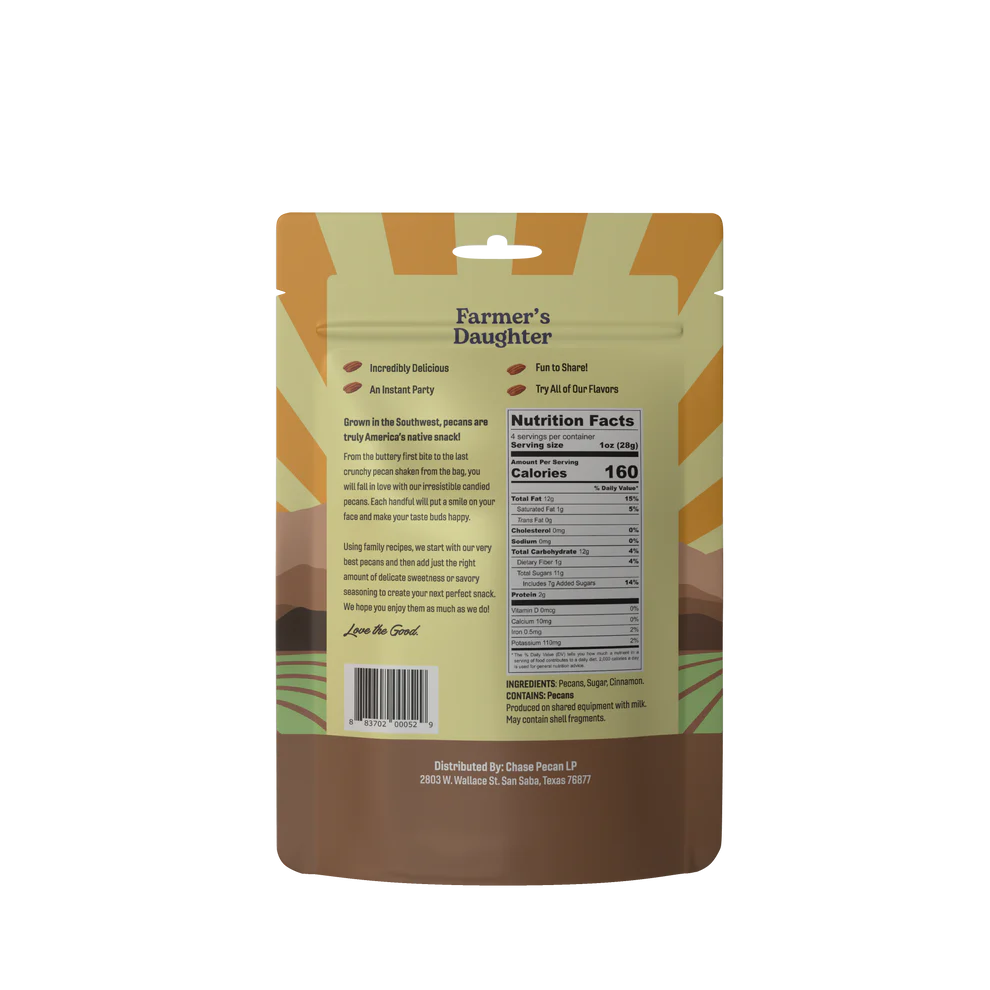 Cinnamon Toasted pecans back